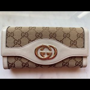 AUTHENTIC Canvas Gucci Wallet
